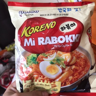 Mì Koreno Rabokki vị cay 102g