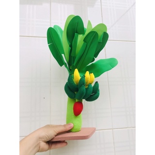 Cây xanh/ cây ăn quả chất liệu nỉ mầm non