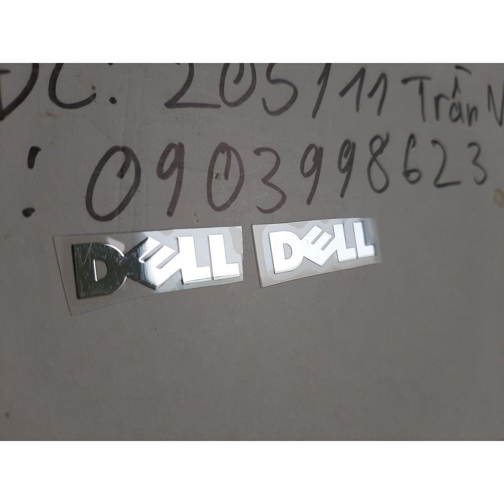 STICKER kim loại Dell