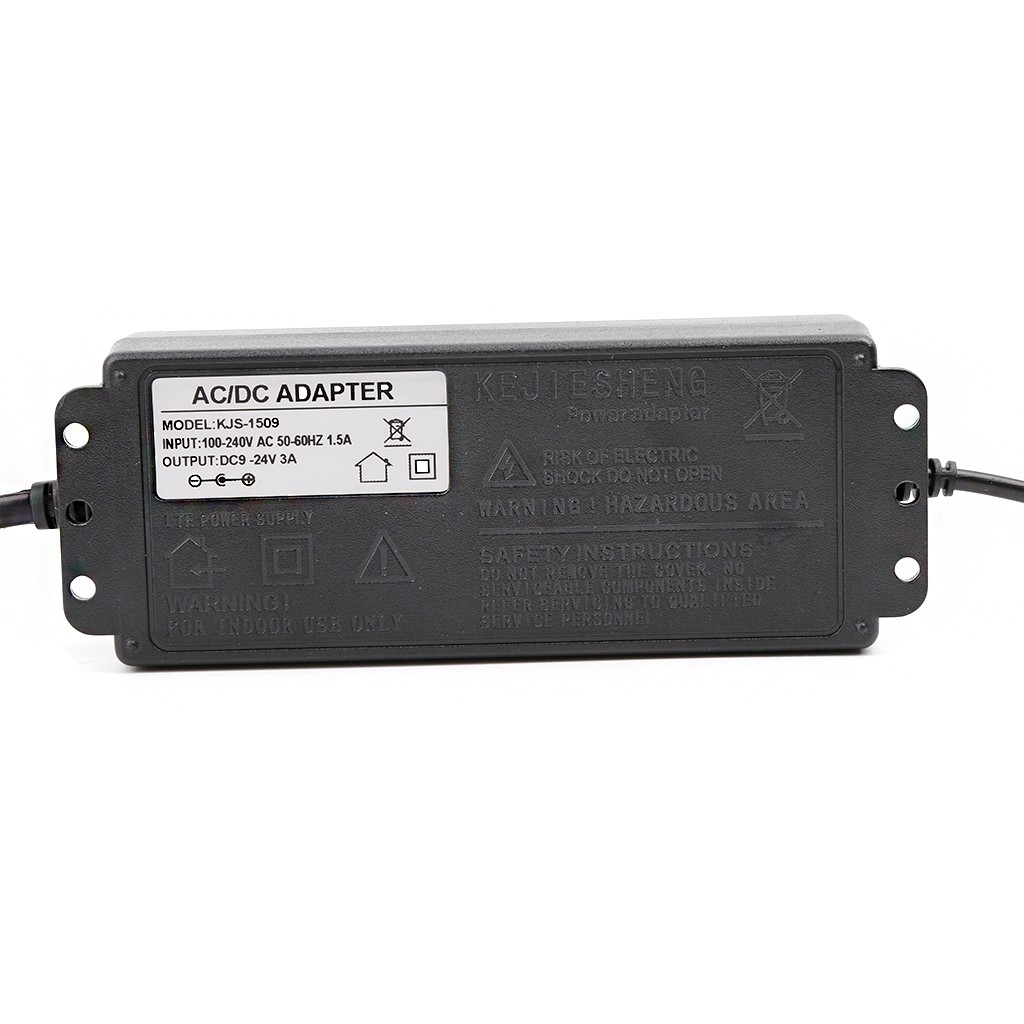 ♥♥Adjustable Power Adapter With Display Screen Regulated 9-24V 3A EU Plug