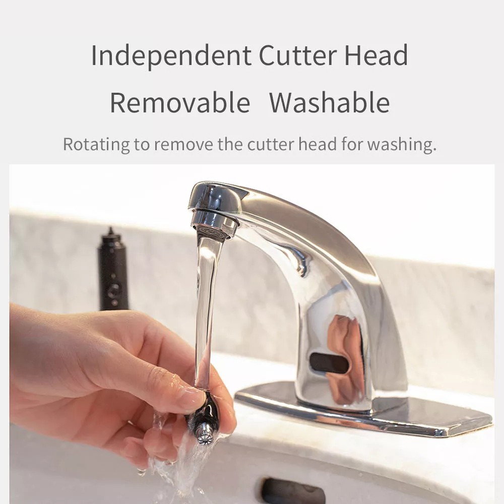 Xiaomi Youpin Máy Tỉa Lông Mũi Showsee Điện Có Thể Tháo Rời Vệ Sinh Được Hai Lưỡi Xoay 360 ° Chống Thấm Nước