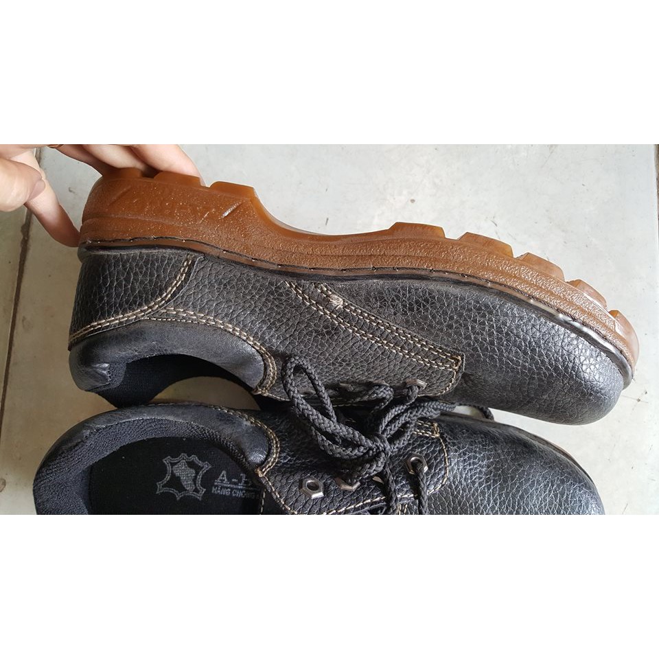 Giầy bảo hộ lao động ĐẾ KẾP chỉ vàng CÓ ẢNH THẬT | BigBuy360 - bigbuy360.vn