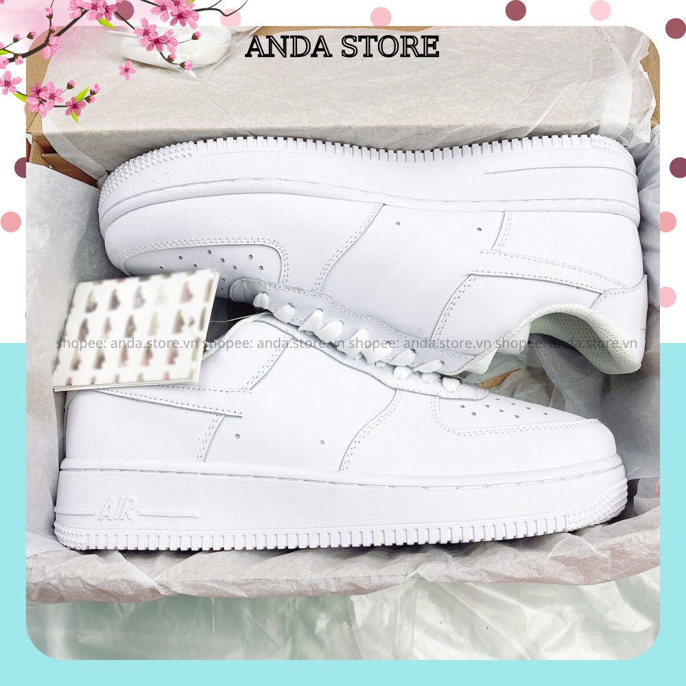Giày Thể Thao Nam Nữ Màu Trắng Hàng Đẹp Dễ Phối Đồ ANDA_STORE_VN | BigBuy360 - bigbuy360.vn