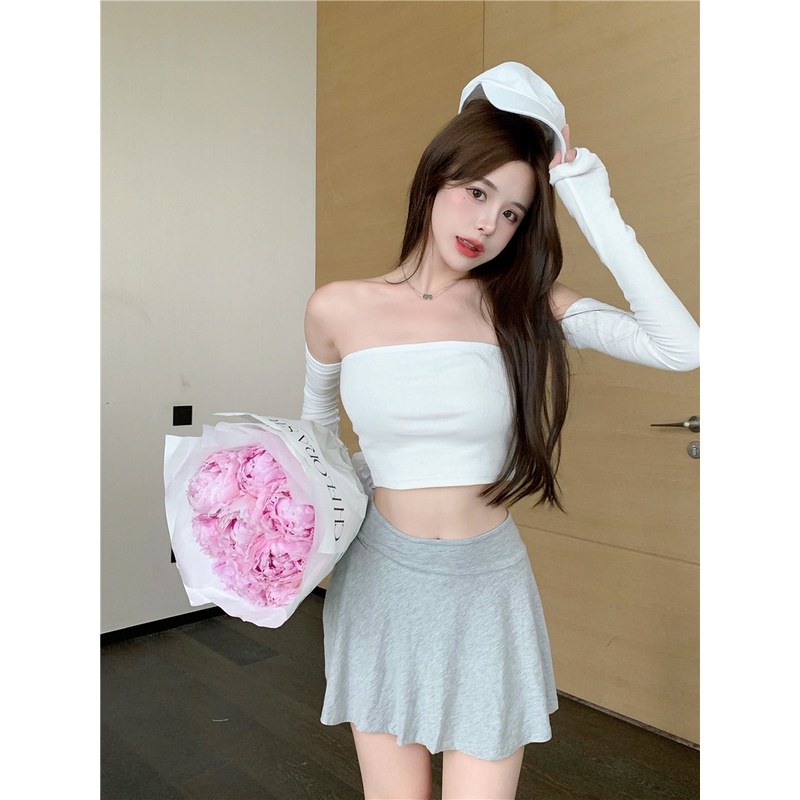 Áo Thun Nữ Tay Dài Hở Vai Phong Cách Âu Mỹ Thời Trang Quyến Rũ