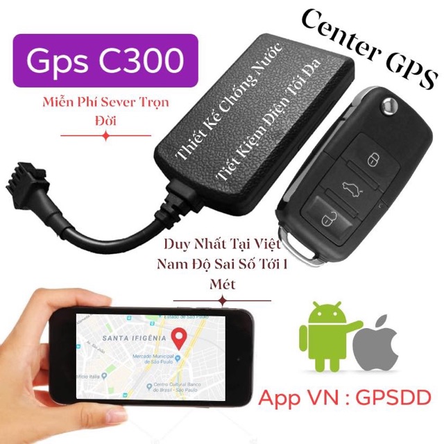 SL Thiết bị GPS C300 2020 - Cài Ứng Dụng Trên Điện Thoại Giá Tốt Nhất SPYY G T 100