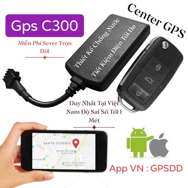 Thiết bị GPS C300 2020 - Cài Ứng Dụng Trên Điện Thoại