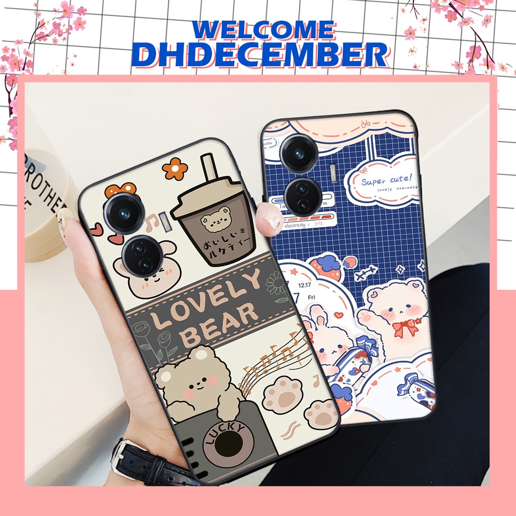 Ốp lưng Vivo Y55 2022 - BẢO VỆ CAMERA in hình nice ,good luck happy ốp xinh viền dẻo đẹp chất