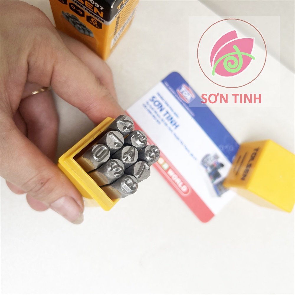 BỘ ĐÓNG SỐ 9 CÂY (1-9)  6mm- TOLSEN 25097