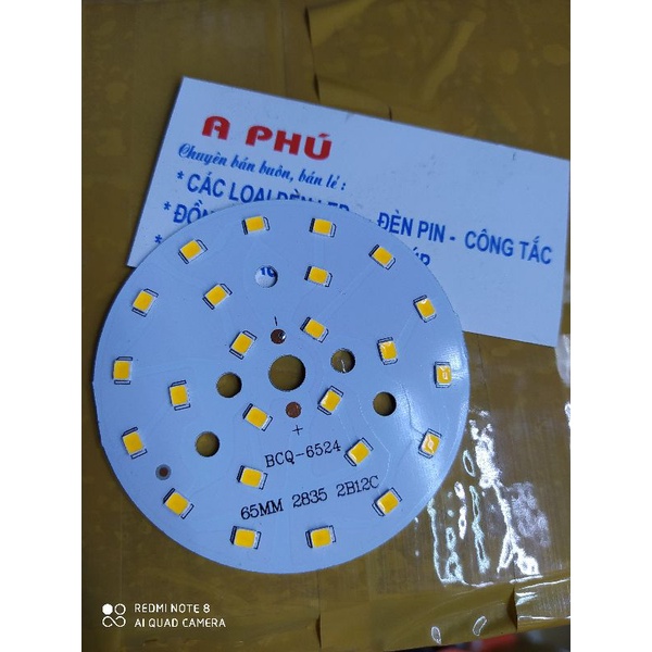 Led miếng 12w qua chấn lưu