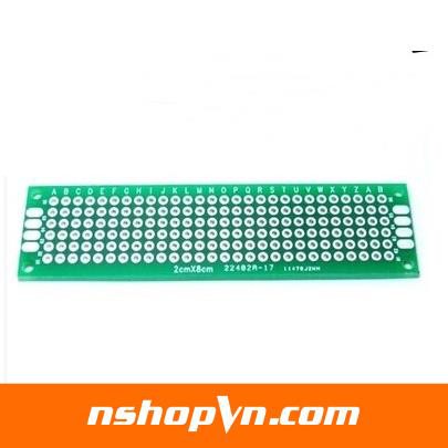 Test board hàn 2 mặt 2x8cm sợi thủy tinh