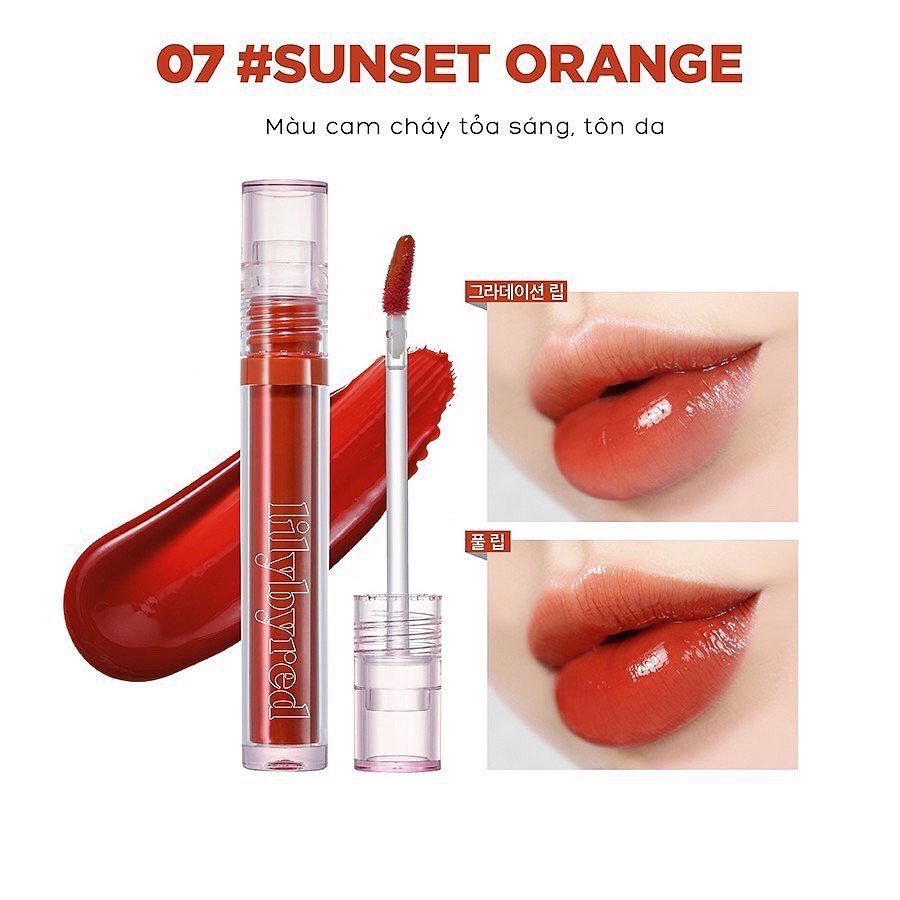 Son Tint Lilybyred Glassy Layer Fixing Tint No.07 Sunset Orange