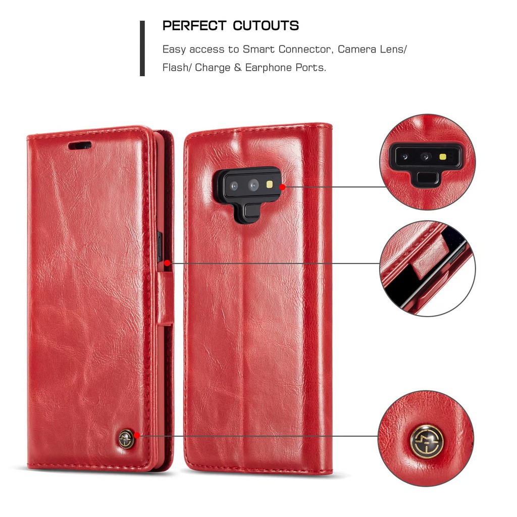 Bao Nắp Gập Chất Giả Da Vân Mờ Cho Điện Thoại Samsung Note8 / Note9 Ốp | BigBuy360 - bigbuy360.vn