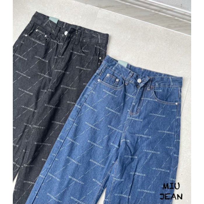Quần jean chữ ống suông hàng QCL1