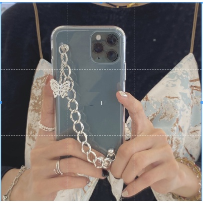 Butterfly Ốp Tpu Có Dây Đeo Trang Trí Hình Bướm Thời Trang Cho13 pro max  Iphone7 7 Plus8 8plus Xr X / Xs Xs Max 11 11 Pro 11 Pro Max 12 pro max