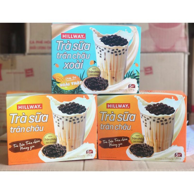 TRÀ SỮA TRÂN CHÂU HILLWAY VỊ TRUYỀN THỐNG/ VỊ XOÀI/ VỊ DÂU