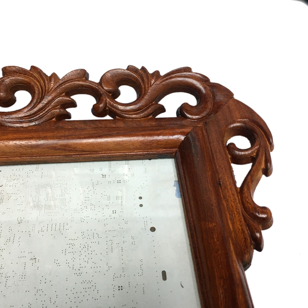 Khung Ảnh Thờ Bằng Gỗ Hương Khung Đơn để bàn hoặc Treo Tường Cỡ 20x25cm Họa Tiết Hoa Văn Độc Đáo Tại Nguyễn Vịnh Digital