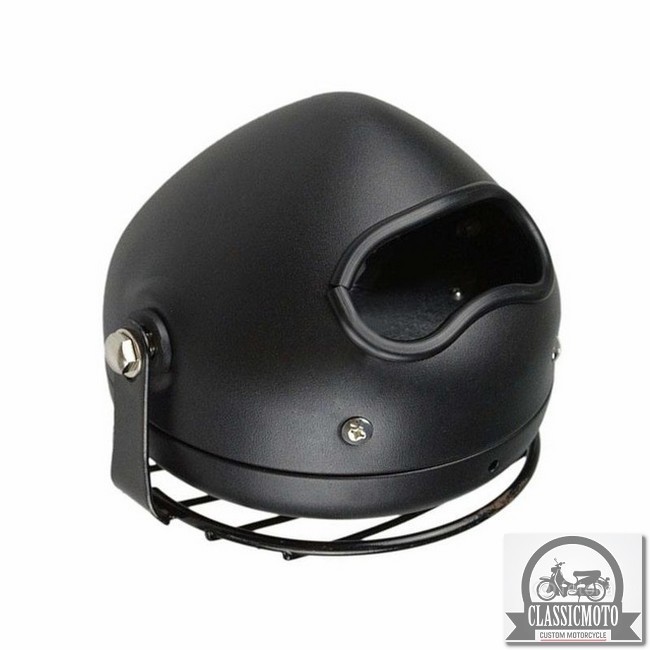 LƯỚI ĐÈN PHA XE MÁY CLASSIC - Lưới đèn pha lắp ngoài Cafe Racer Tracker CG125 SU GN125 CD 67 WIN