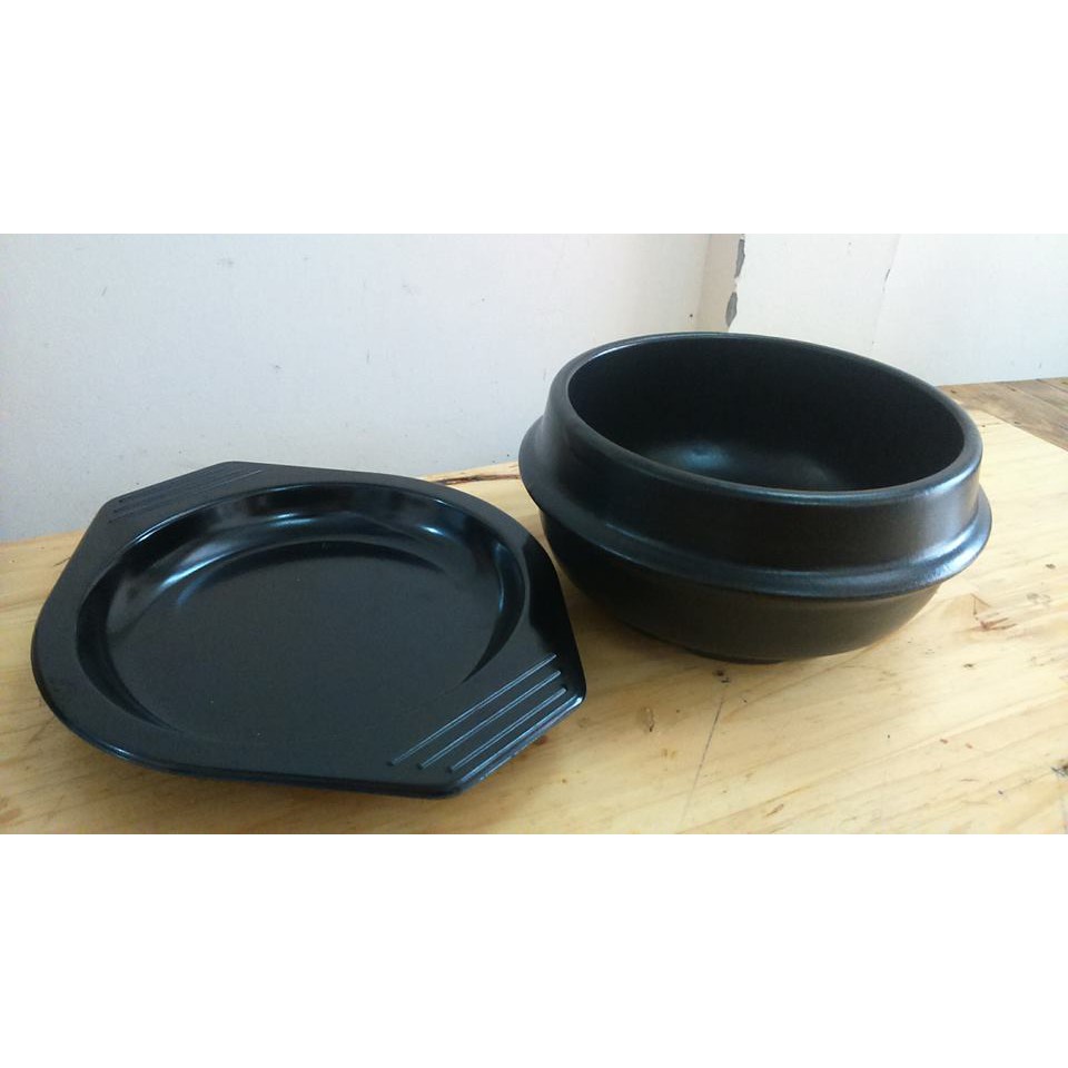 Bộ nồi đất Hàn Quốc làm cơm trộn Bibimbap size 4