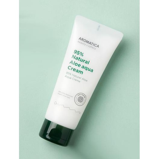 Kem dưỡng ẩm từ Lô Hội Hữu cơ  Aromatica Natural Aloe Aqua Cream