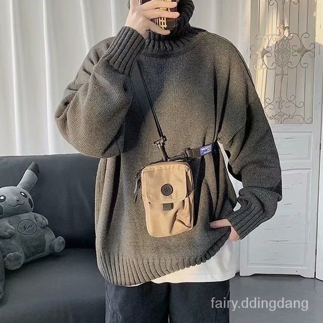 Áo len cổ lọ dáng rộng thời trang nam Hàn Quốc dễ phối đồ | BigBuy360 - bigbuy360.vn