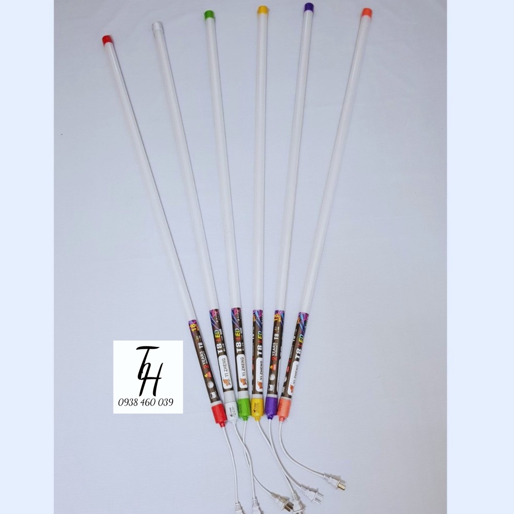 Bóng đèn TIKTOK T8 nhựa 0M6 1M2 đủ các màu giá rẻ