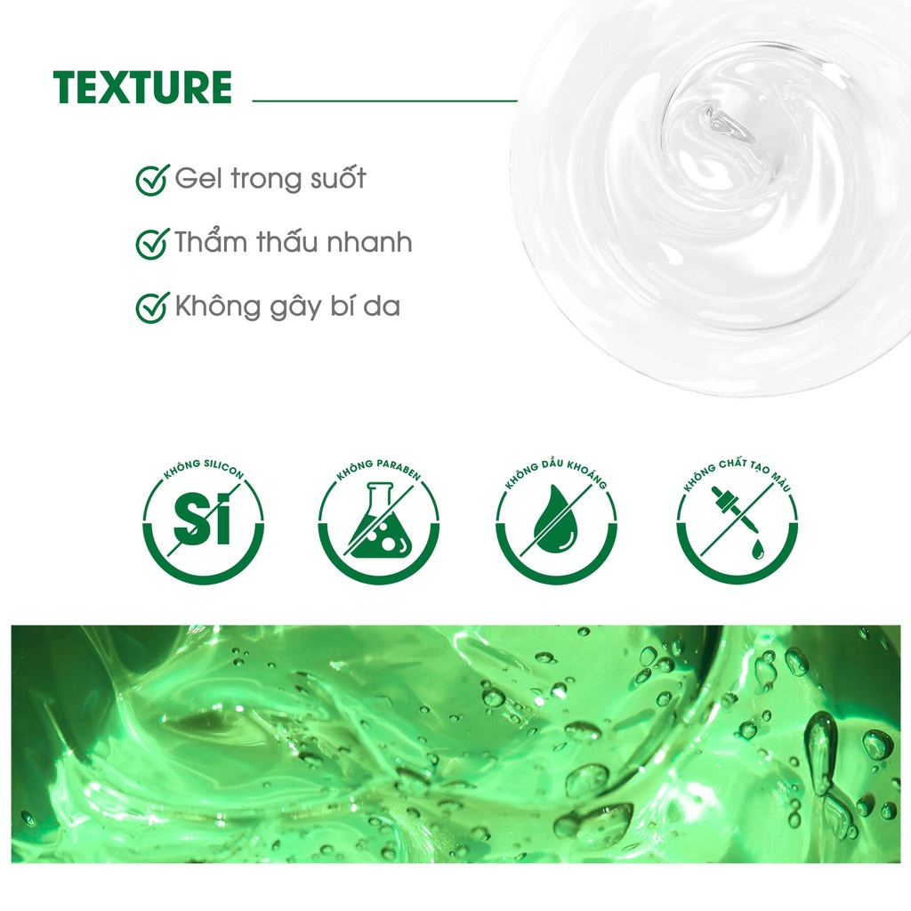 Gel Dưỡng Rau Má Làm Dịu Da, Phục Hồi Foodaholic Cica+ Soothing Gel 300ml