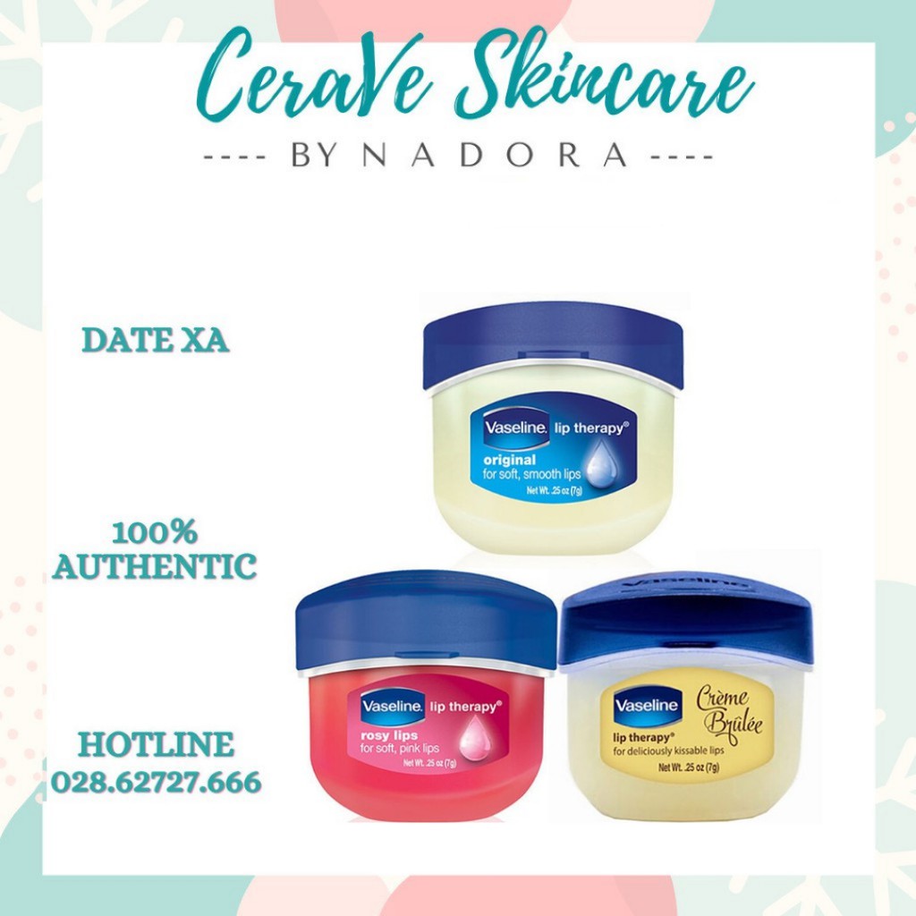 [ĐỦ MÙI] Sáp Dưỡng Môi Vaseline Lip Therapy