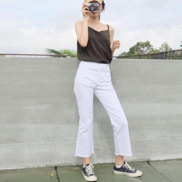 Happy Zoo - Quần khaki dài ống loe (2 màu) 2021 | BigBuy360 - bigbuy360.vn