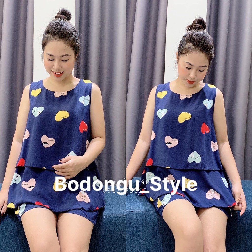 Bộ đồ bầu LANH CỘC 2 TẦNG chất đanh mịn siêu mát mùa hè