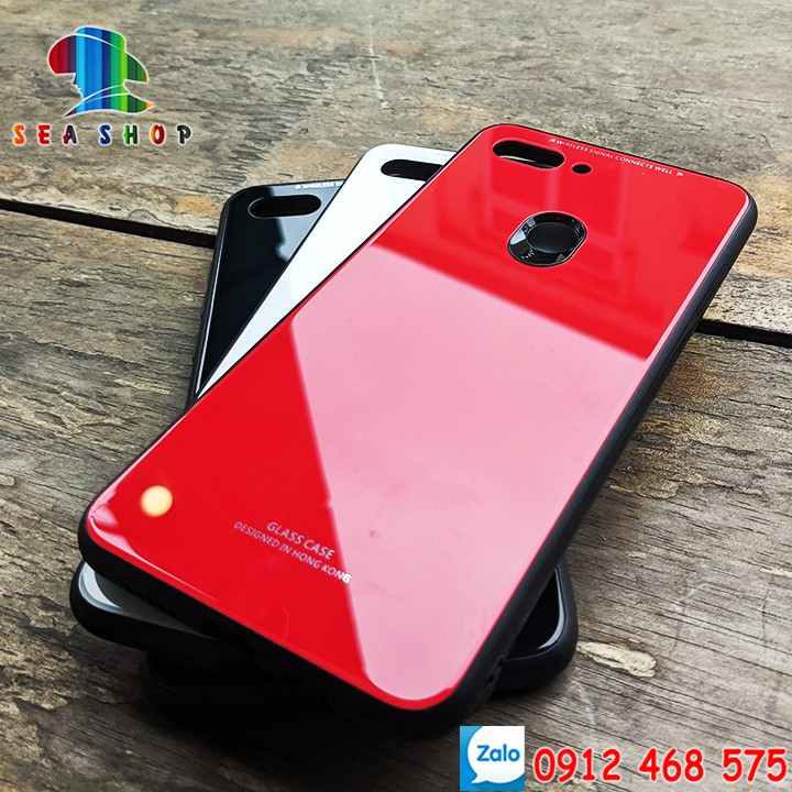 Ốp lưng Xiaomi Mi8 Lite -Viền nhựa dẻo -Mặt lưng sử dụng kính cường lực, màu sắc luôn tươi sáng