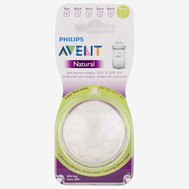 Núm Avent Natural số 5 cho bình Avent Natural cổ rộng