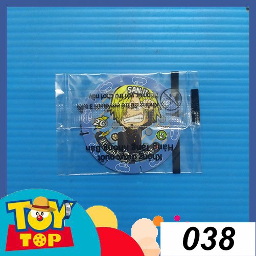 [Một thẻ] Thẻ Toonies One Piece Chibi đầu to Liên minh thủy chiến nhựa lắp ghép tròn xếp hình còn seal phân loại 2