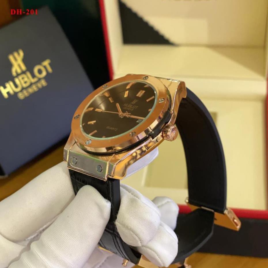 (Thẻ bảo hành 12 tháng) Đồng hồ nam Hublot - máy pin kim thể thao - Dongho.hublot.vientron