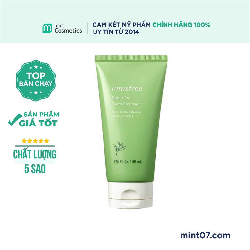 Sữa Rửa Mặt Innisfree Green Tea Cleansing Foam 150ml