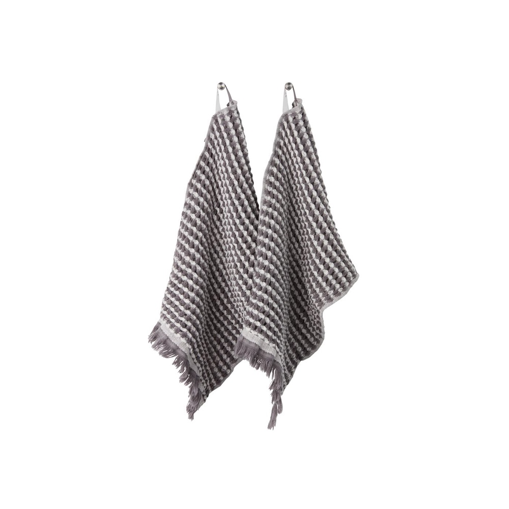 Khăn đa năng | JYSK El | bộ 2 chiếc | cotton | xám | R30xD50cm