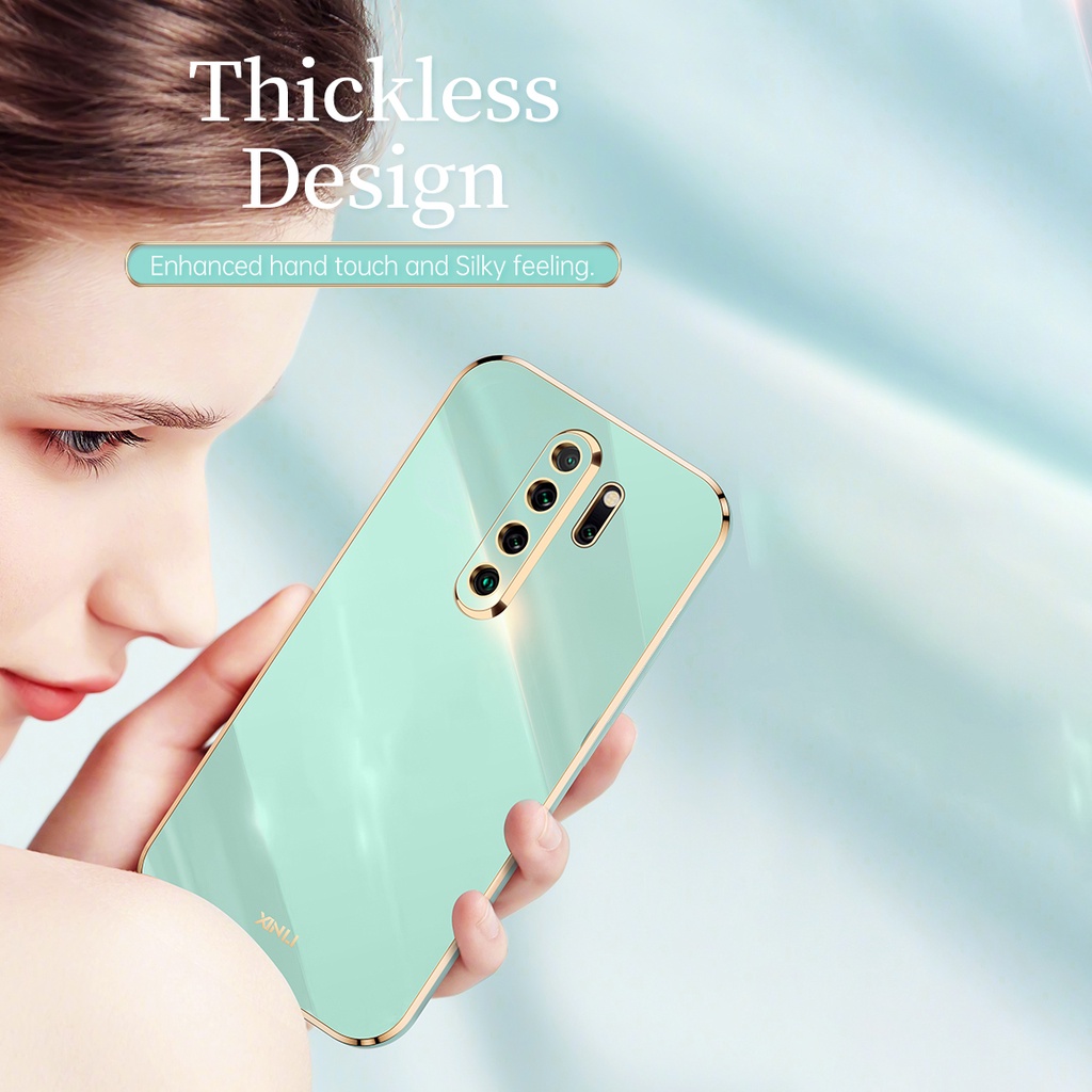 Ốp điện thoại silicon dẻo tráng gương 6d chống sốc cho Redmi Note 9 4G Note 7 8 Pro 9s