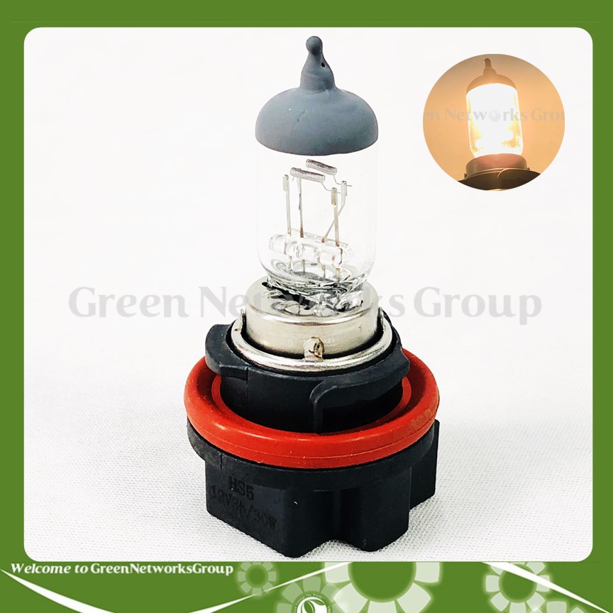 Bóng đèn Halogen 12V 35W/30W Chân HS5 cho PCX AirBlade Lead 2011 Greennetworks