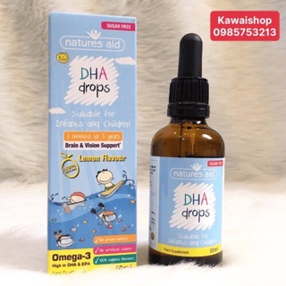 Vitamin Natures Aid DHA drop (50ml) (từ 3 tháng tuổi)