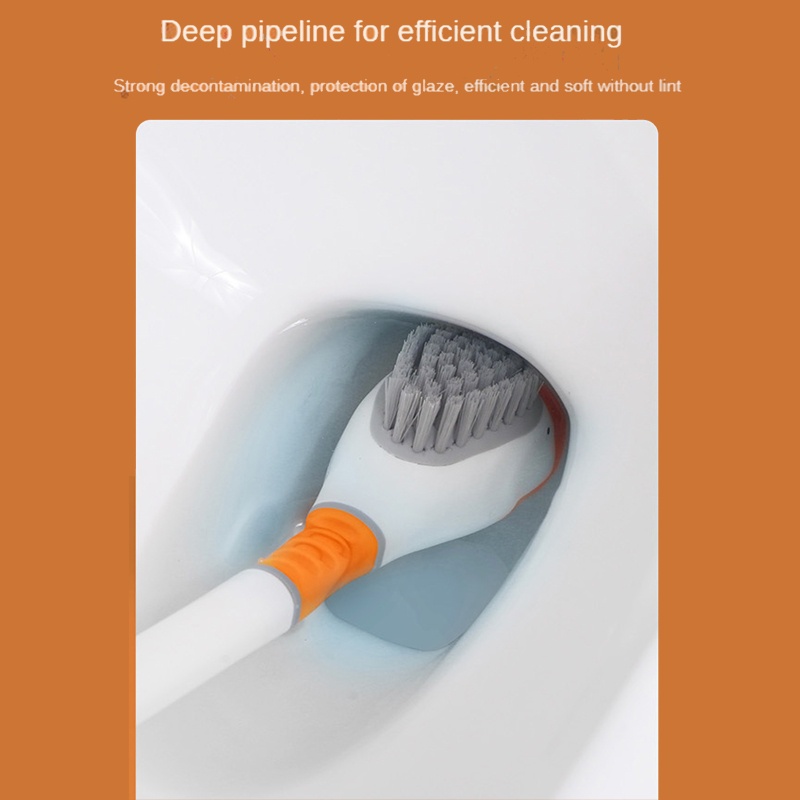 Bàn Chải Vệ Sinh Toilet Bằng Silicone Tiện Dụng