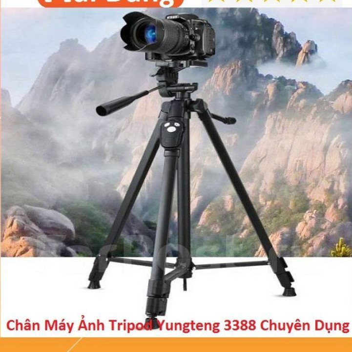 Gậy 3 chân Tripod 3388 cao 1m50 + Remote Bluetooth