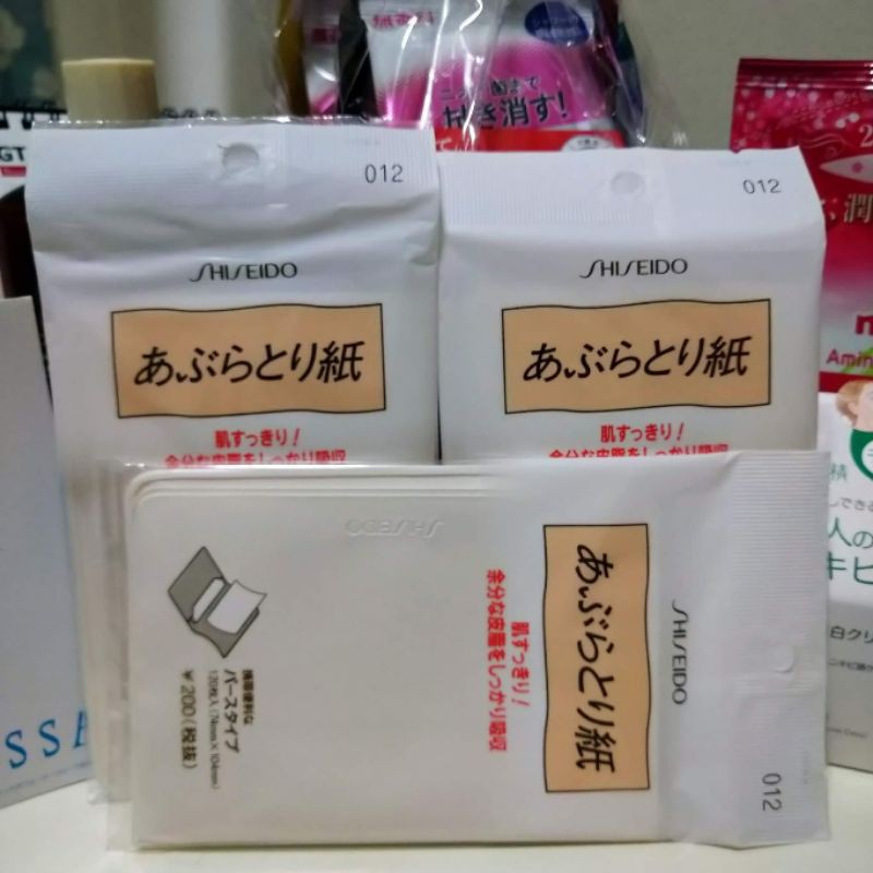 Giấy thấm dầu shiseido 120 tờ