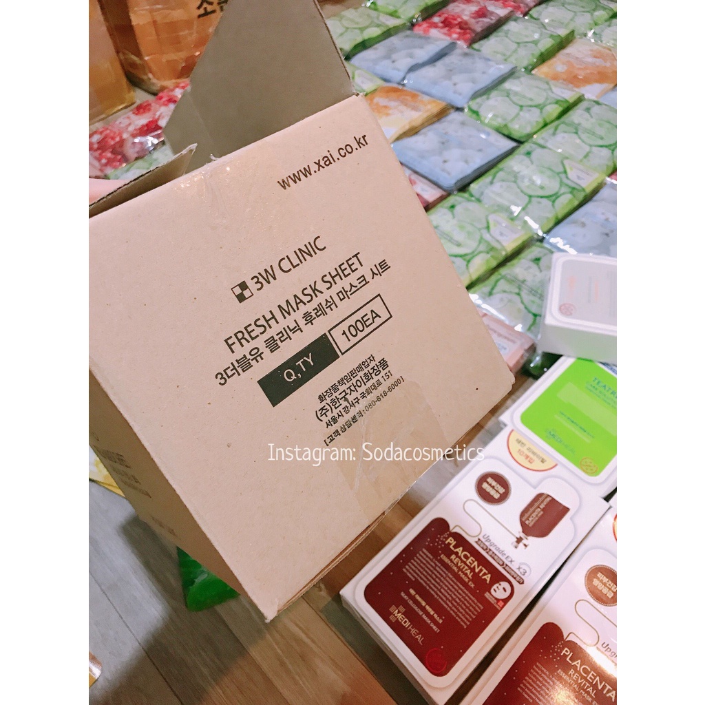 Mặt Nạ Dưỡng Da 3W Clinic Mask Sheet