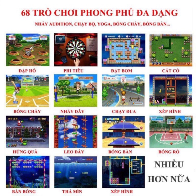 Thảm nhảy audition kết nối tivi chơi game đa năng tại nhà giảm stress béo phì MG07