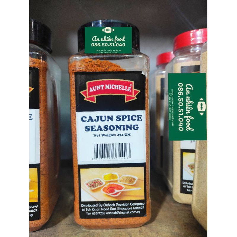 Bột Gia Vị Cajun Nấu Món Tây Spice Seasoning Aunt Michelle