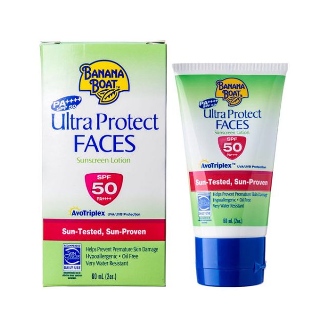 Kem Chống Nắng Banana Boat Ultra Protect Face Sunscreen Lotion SPF50/PA++++ 60ml