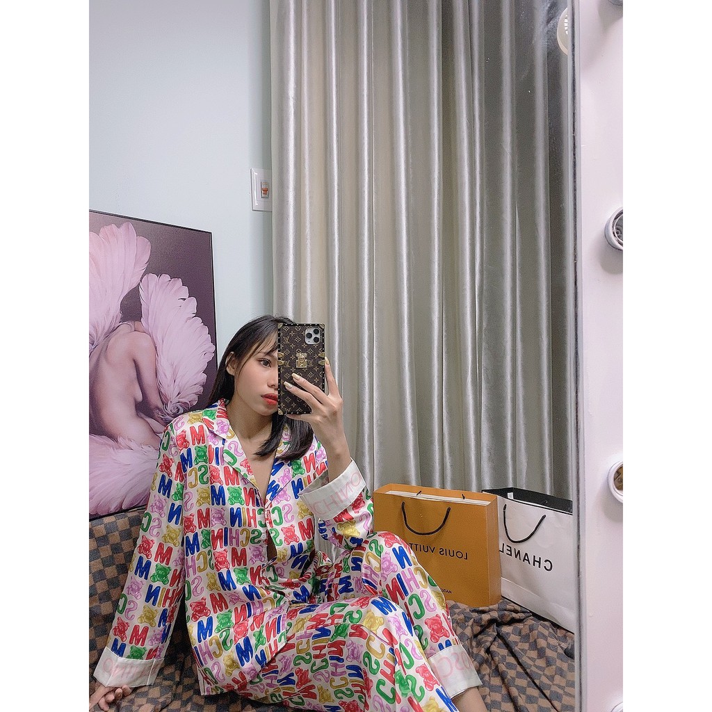 [ FREE SIZE ] Set Ngủ, Pijama Dài Tay. Đồ Hãng Mặc Phát Có Ngay Người Yêu