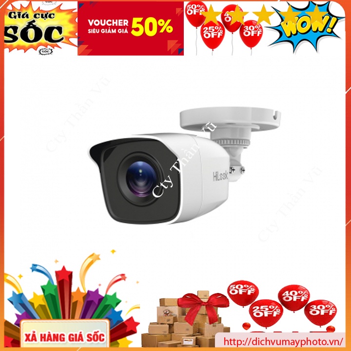 Camera quan sát THC-B129 thân nhựa (hoặc thân sắt) có màu 2.0 MP kholinhkienmayin