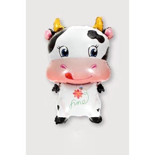 Bóng bay hình con trâu , con bò sữa tráng nhôm