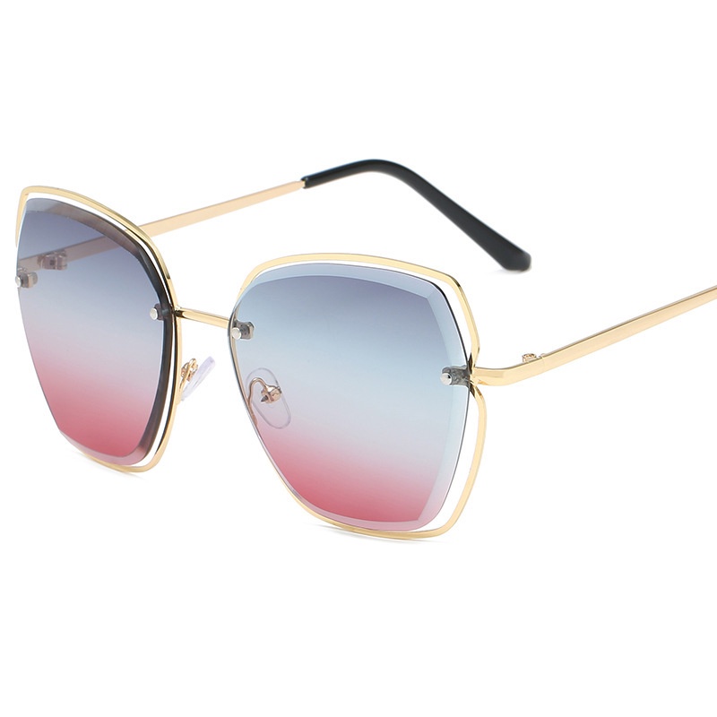 Kính Mát Gọng Vuông Lớn Phong Cách Vintage Sang Trọng Cho Nữ