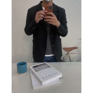 Áo blazer nam vải trơn kiểu dáng basic - ICON2 BLAZER